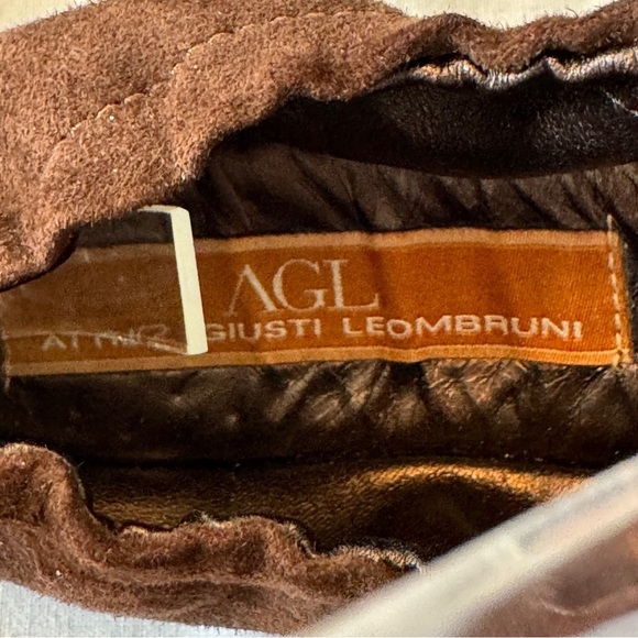 AGL 38.5 Suede Leather Ballet Flats ~ Purple & Brown Comfort - Picture 8 of 8